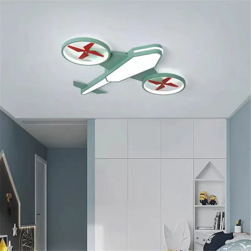 plafonnier avion nordique décoration intérieure lumière dimmable pour enfants - Image 6