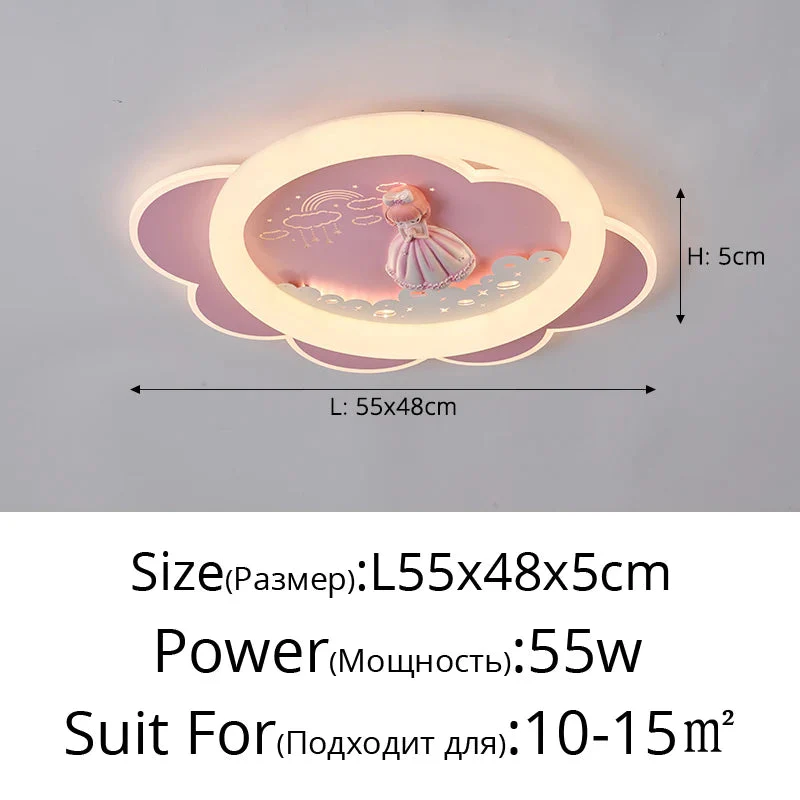 plafonnier créatif led pour chambre d enfant protection des yeux - Image 8