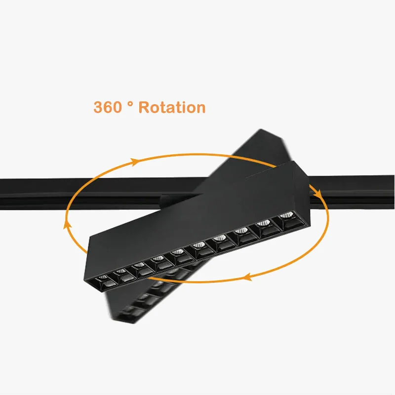 plafonnier cree led rail éclairage pour magasins et intérieurs modernes - Image 2