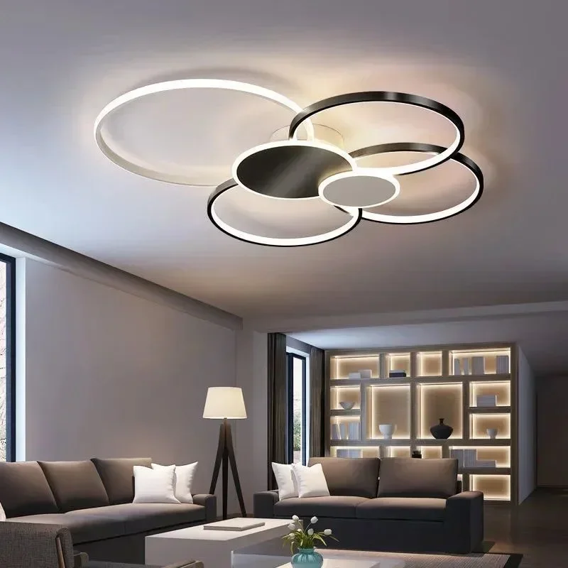 plafonnier design moderne circulaire en led pour intérieur élégant - Image 3
