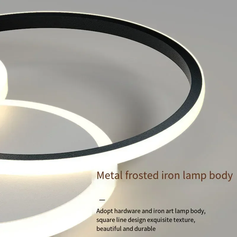 plafonnier design moderne circulaire en led pour intérieur élégant - Image 6