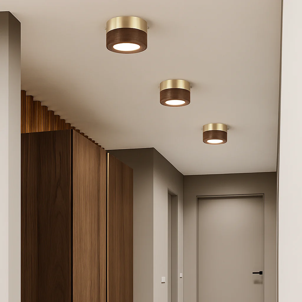 plafonnier en bois design lumineux pour décoration intérieure élégante - Image 3