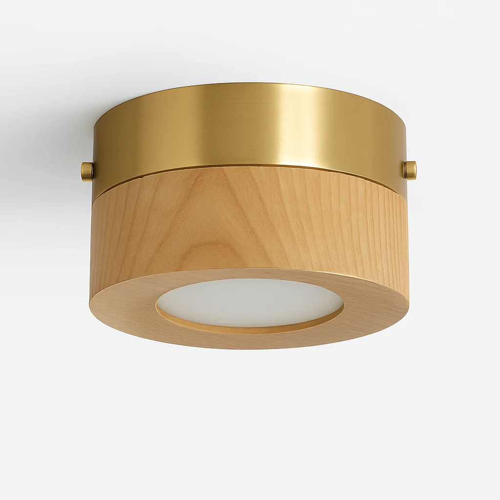 plafonnier en bois design lumineux pour décoration intérieure élégante - Image 5