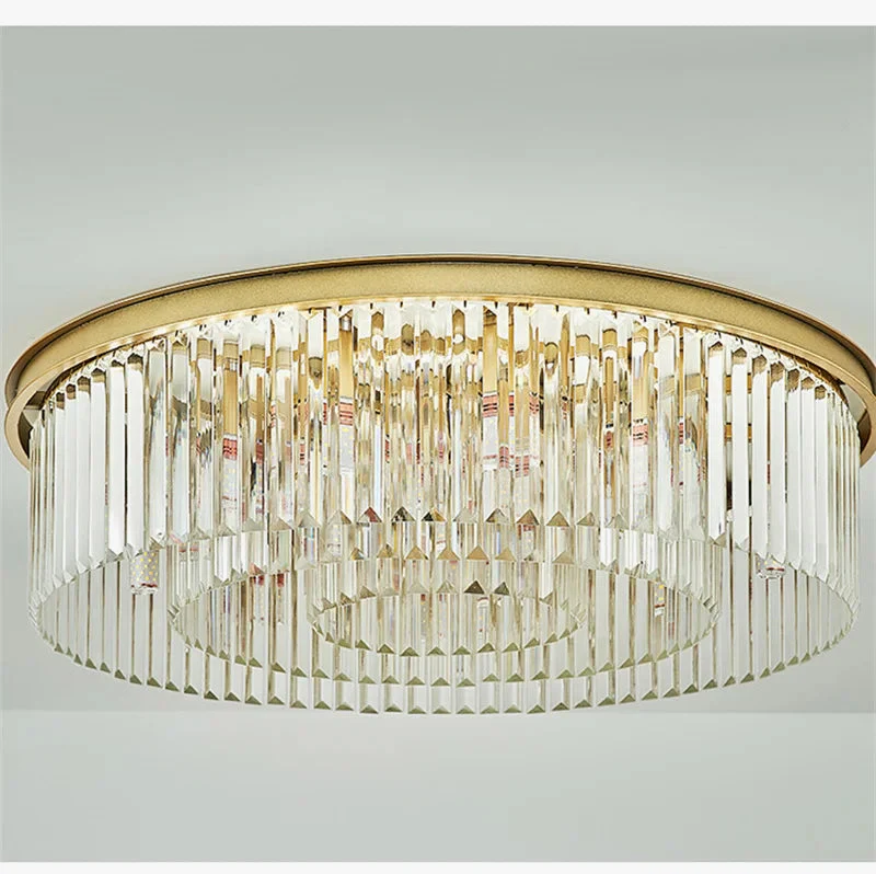 plafonnier en cristal de luxe métal minimaliste pour intérieur - Image 5