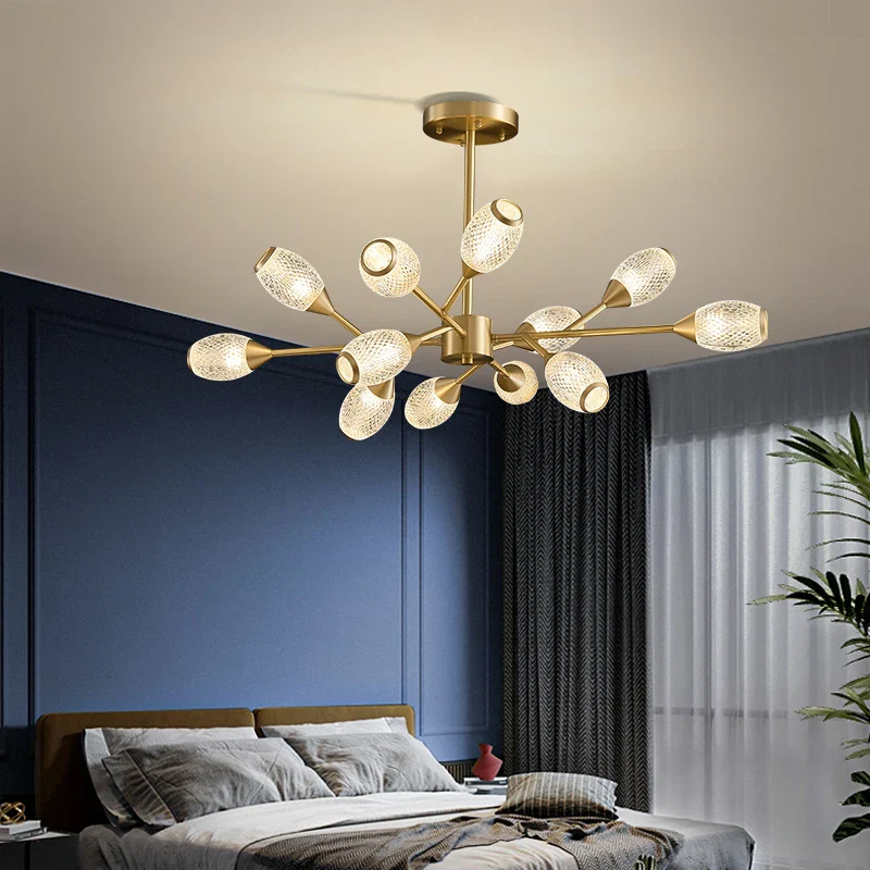plafonnier en cuivre moderne pour un éclairage élégant - Image 3