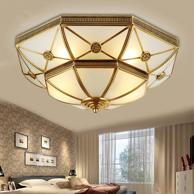 plafonnier en cuivre pour éclairage moderne et élégant - Image 3