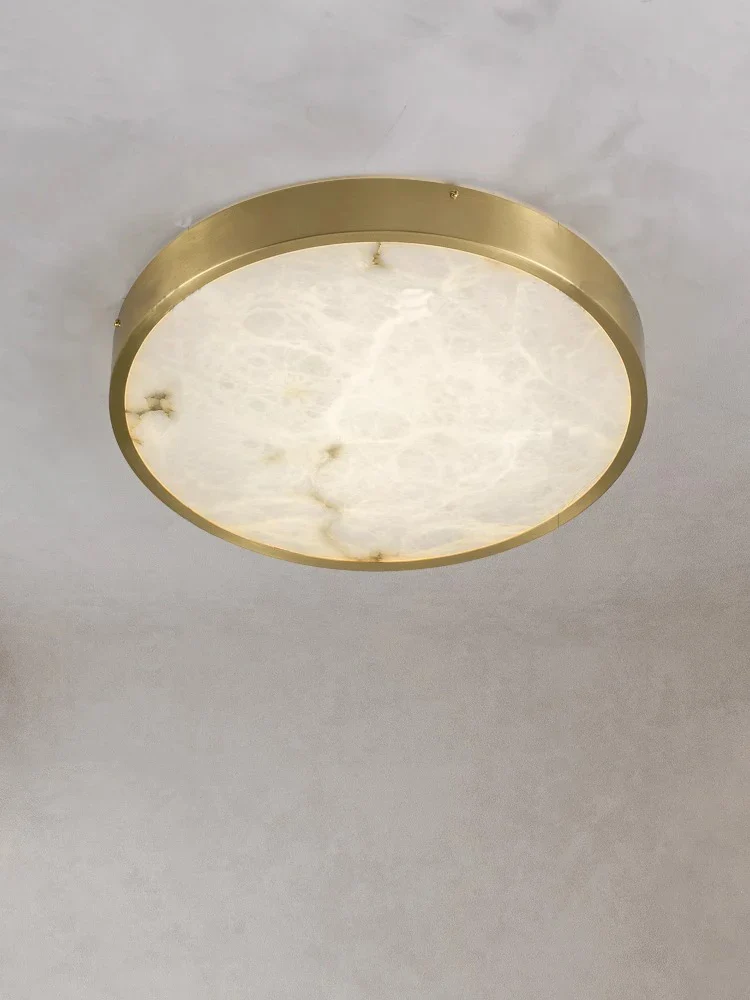 plafonnier en marbre espagnol design moderne et luxueux à led - Image 2