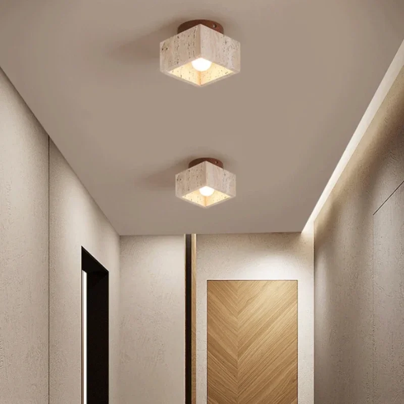 plafonnier en pierre minimaliste pour une ambiance apaisante - Image 2