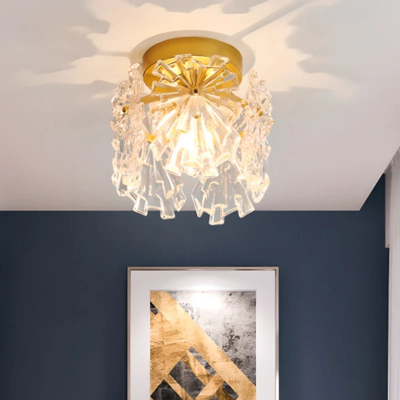 plafonnier en verre flocon de neige design moderne luxe - Image 2