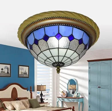 plafonnier en vitrail style méditerranéen pour extérieur et intérieur - Image 13