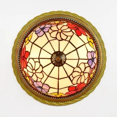 plafonnier en vitrail style méditerranéen pour extérieur et intérieur - Image 8