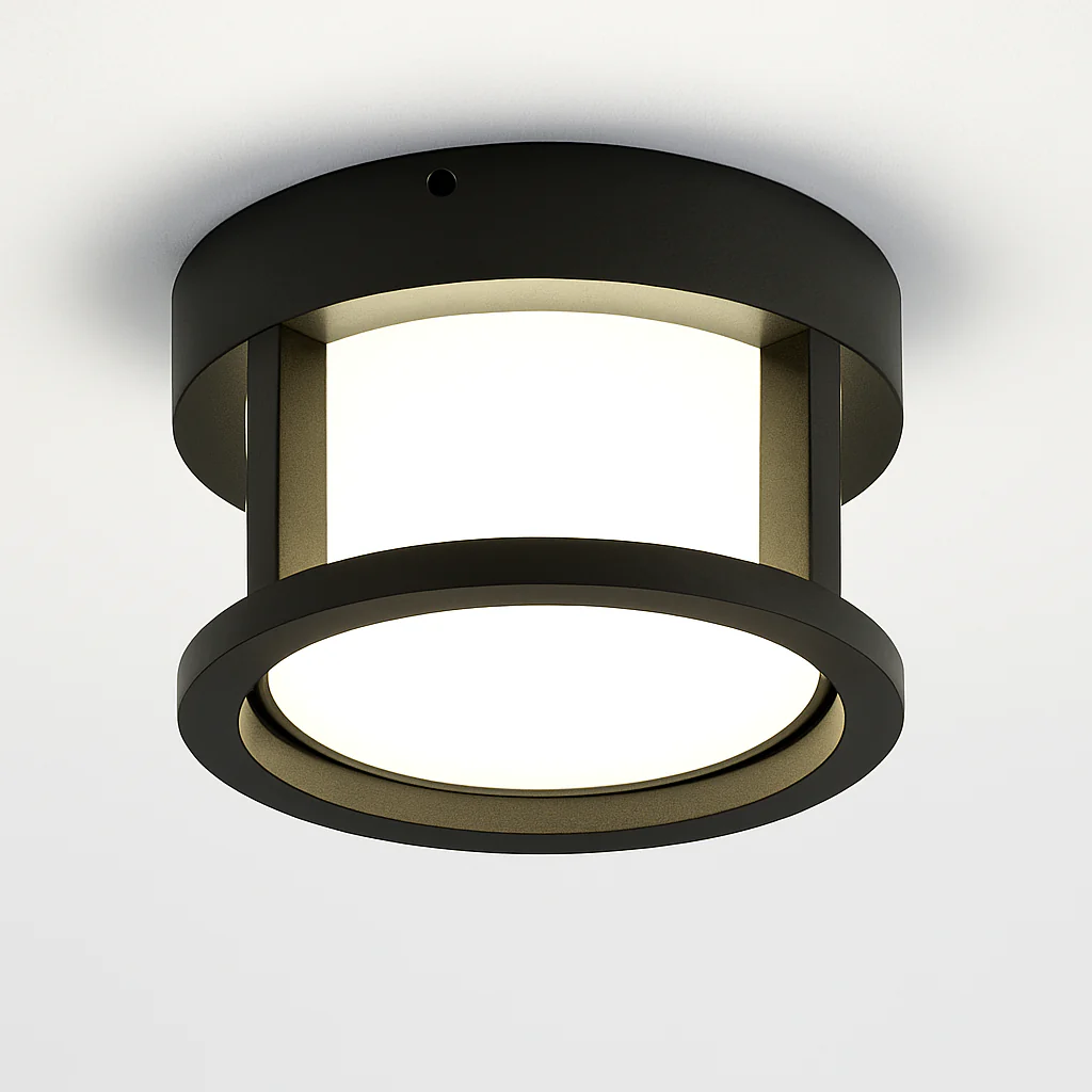 plafonnier étanche rond carré pour extérieur et jardin - Image 11