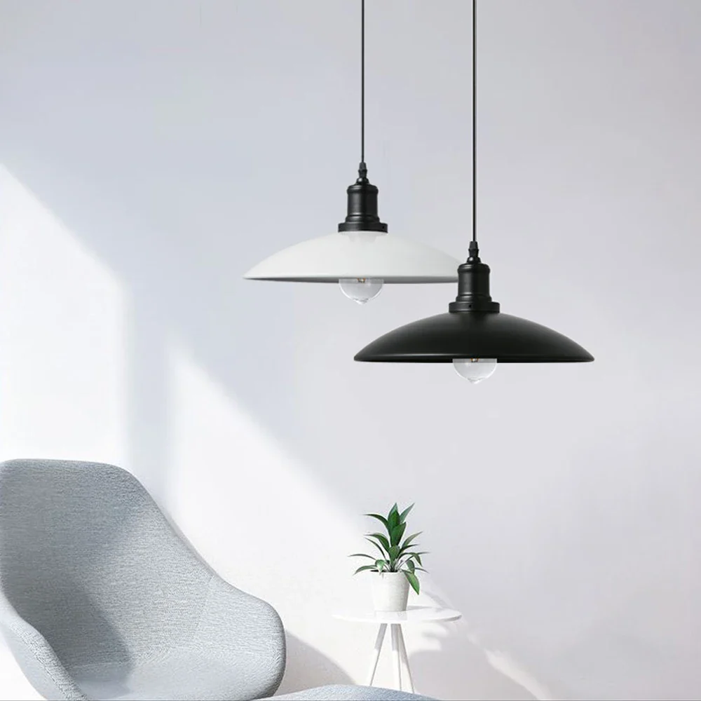 plafonnier industriel suspendu en métal vintage pour un style loft - Image 2