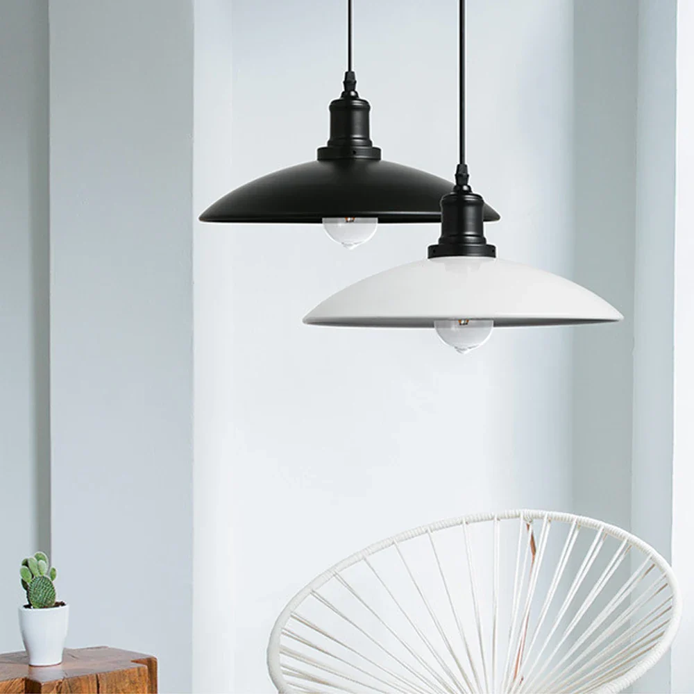 plafonnier industriel suspendu en métal vintage pour un style loft - Image 4