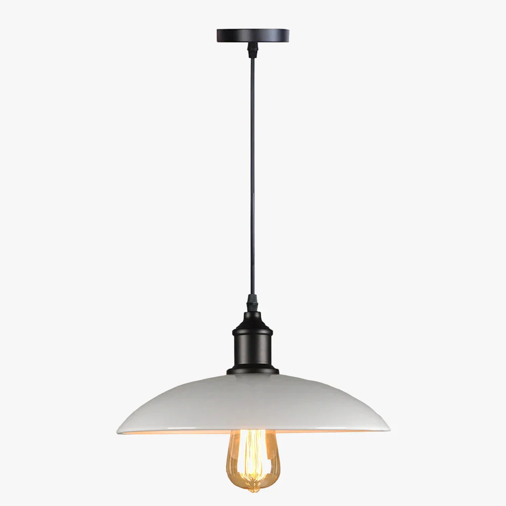 plafonnier industriel suspendu en métal vintage pour un style loft - Image 6