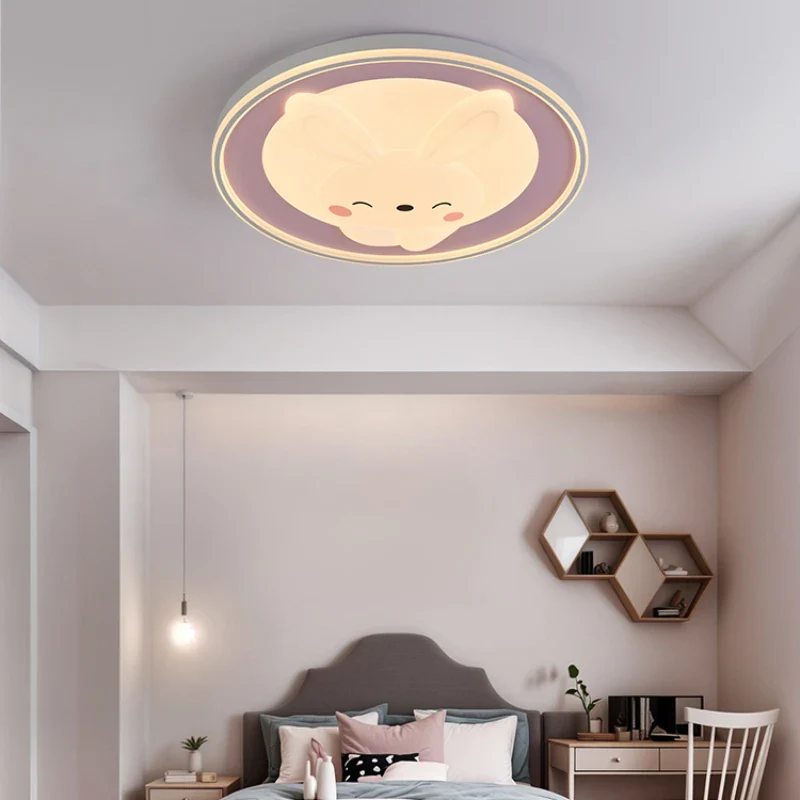 plafonnier lapin dessin animé pour décoration chambre enfants - Image 2