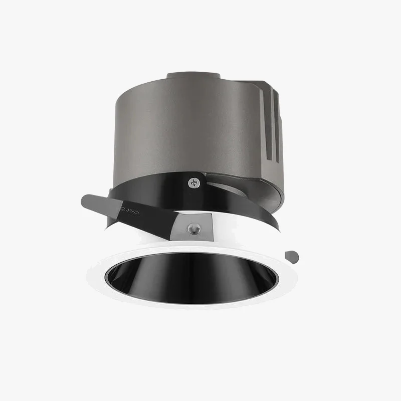 plafonnier led anti-éblouissement encastré rond projecteur intégré - Image 4
