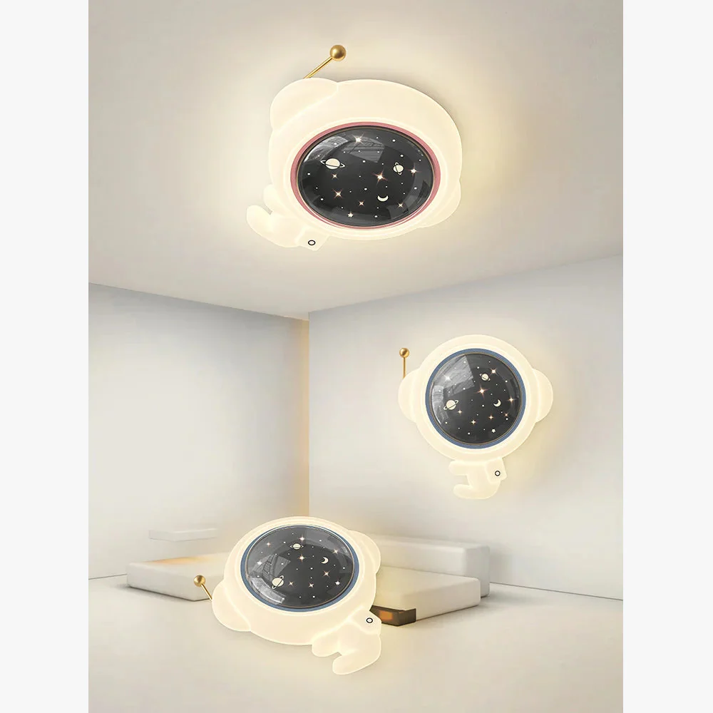 plafonnier led astronaute décoratif pour chambre d'enfants - Image 2