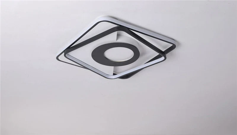 plafonnier led carré moderne à intensité variable pour intérieur maison - Image 4