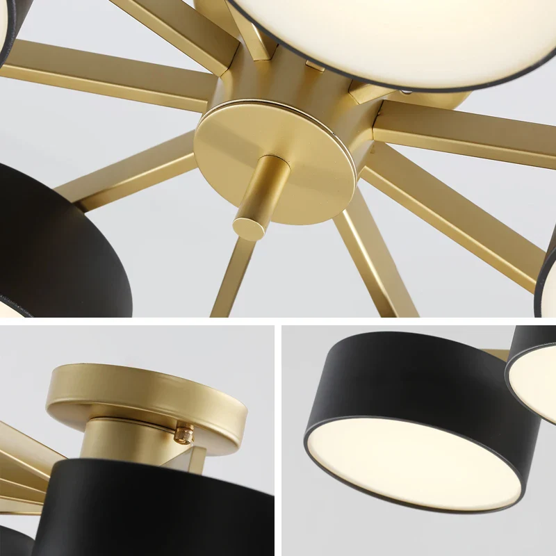 plafonnier led créatif pour un éclairage moderne et original - Image 7