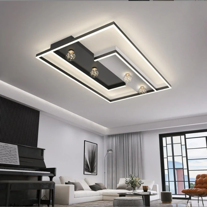 plafonnier led créatif style européen avec alexa décoration intérieure - Image 2