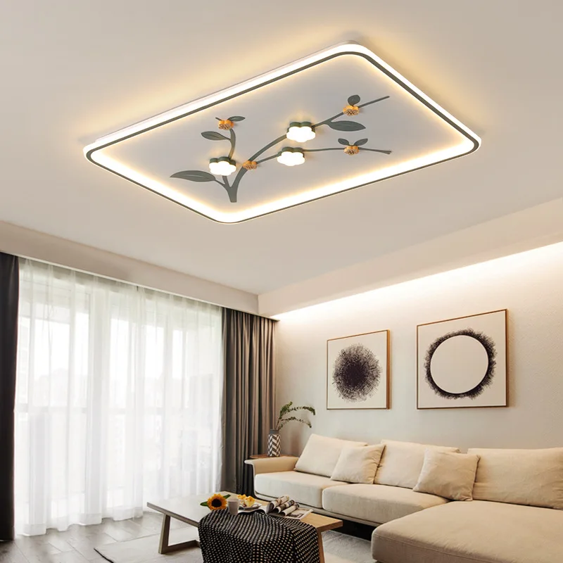 plafonnier led design floral pour décoration moderne de plafond - Image 2