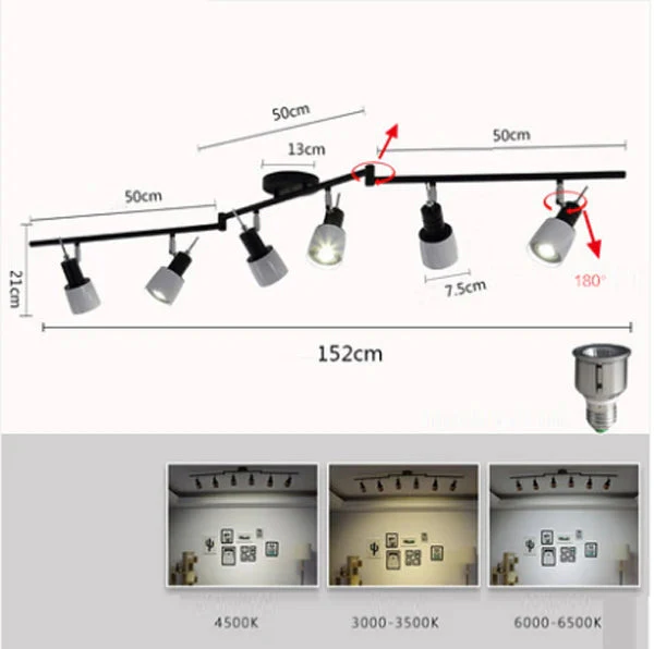 plafonnier led design pour salon bar et bureau - Image 8