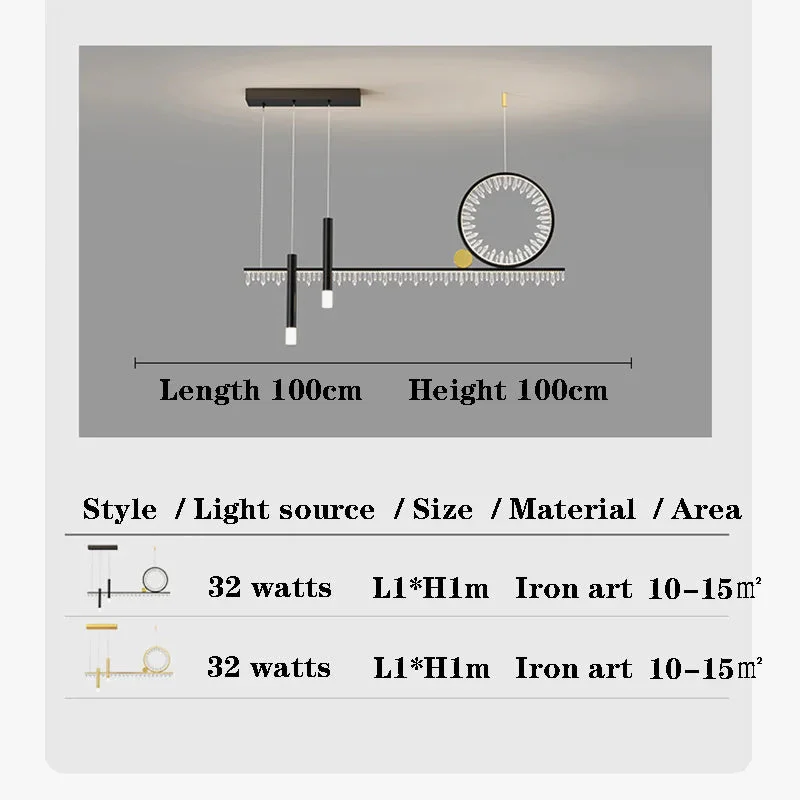 plafonnier led en cristal au design nordique moderne et luxueux - Image 4