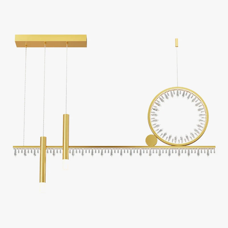 plafonnier led en cristal au design nordique moderne et luxueux - Image 5