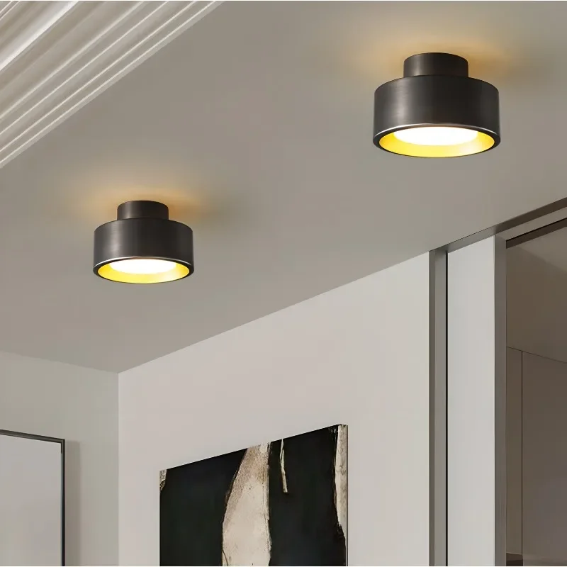 plafonnier led en cuivre design moderne pour décoration intérieure luxe - Image 2