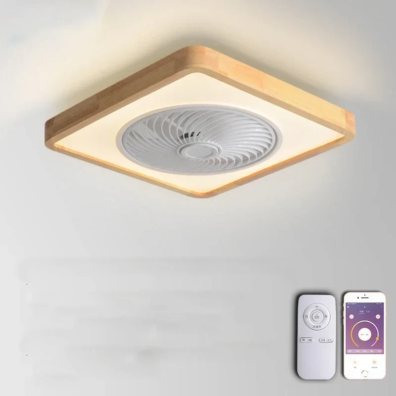 plafonnier led intelligent ventilateur de plafond moderne télécommande design fin - Image 6