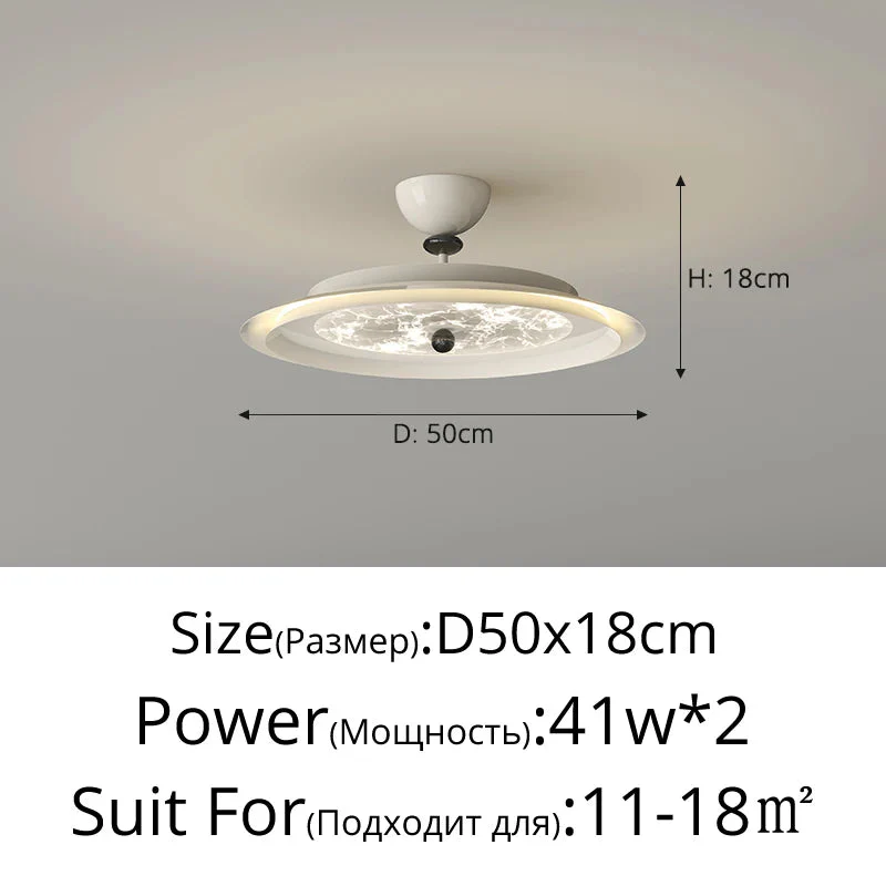 plafonnier led luxe style minimaliste design moderne intérieur 2024 - Image 10