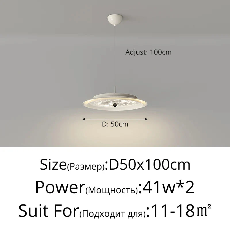 plafonnier led luxe style minimaliste design moderne intérieur 2024 - Image 8