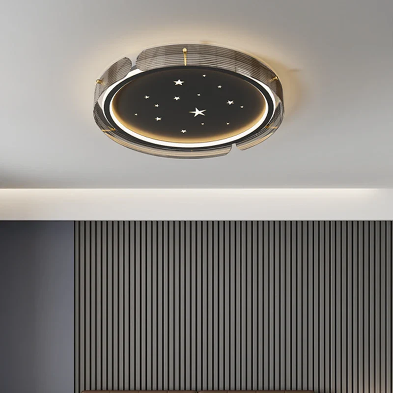 plafonnier led minimaliste avec ciel étoilé et design haut de gamme - Image 5