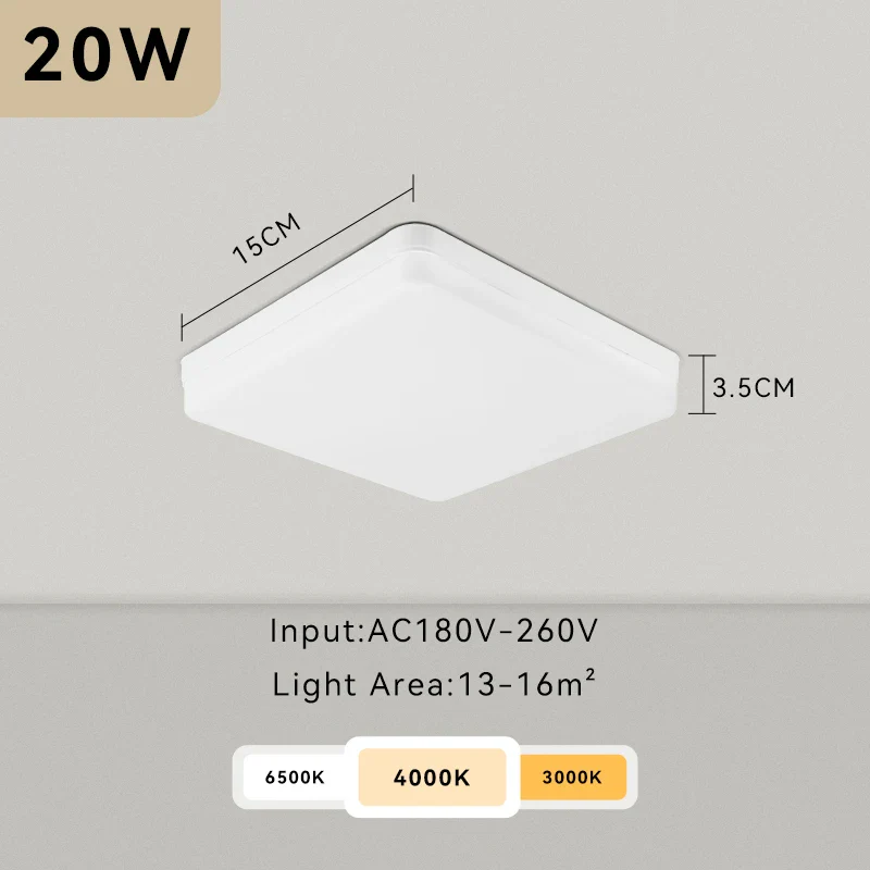 plafonnier led moderne carré pour intérieur design élégant - Image 12