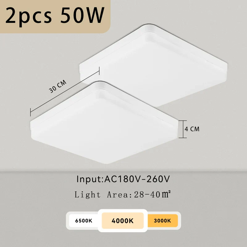 plafonnier led moderne carré pour intérieur design élégant - Image 13