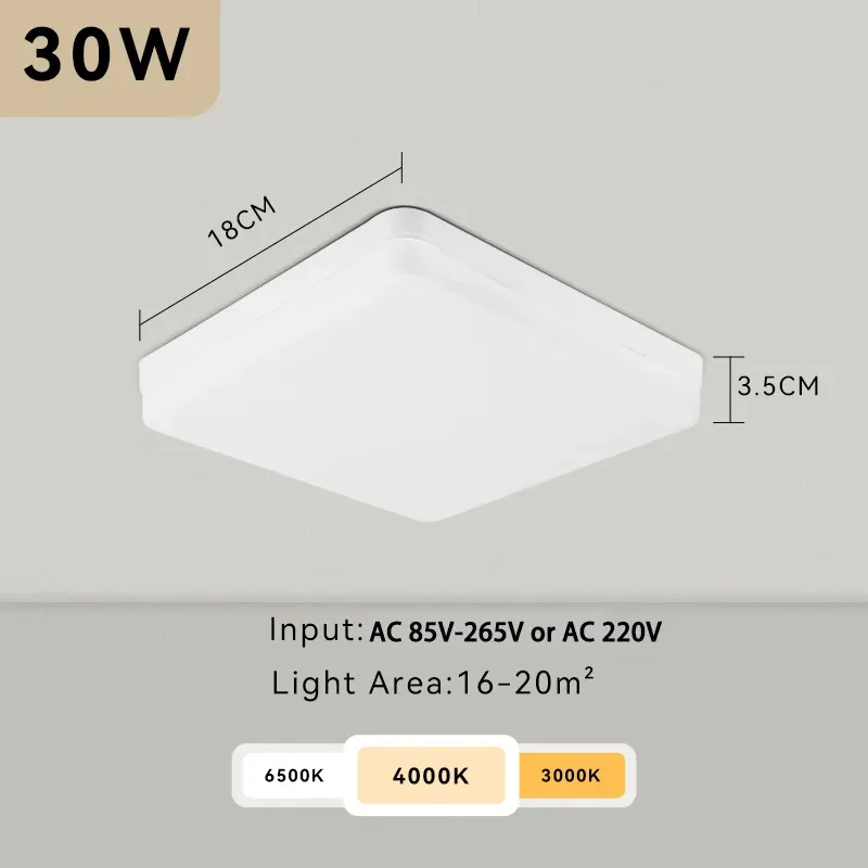 plafonnier led moderne décoratif avec éclairage rgb - Image 12