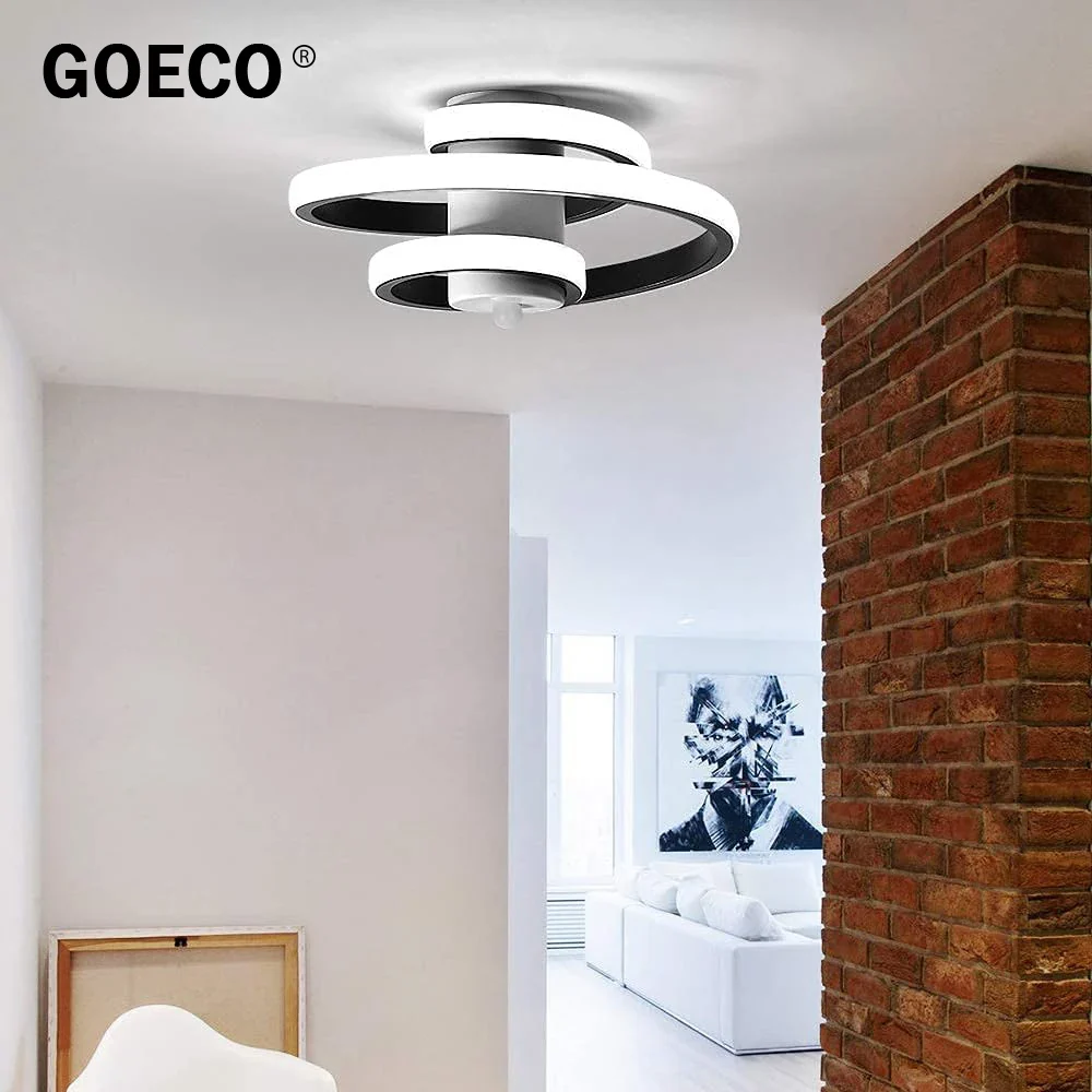 Plafonnier LED moderne en forme de spirale - Image 2