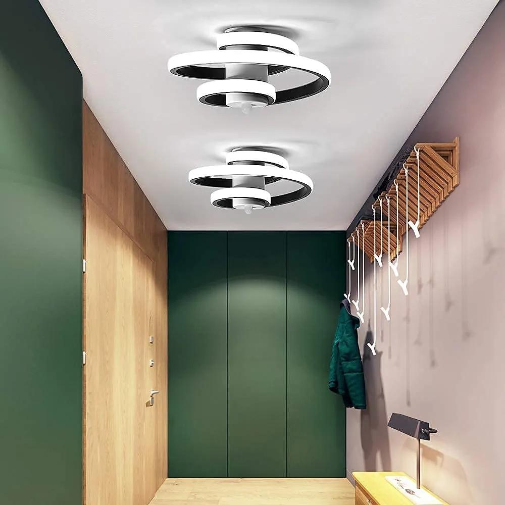 Plafonnier LED moderne en forme de spirale - Image 3