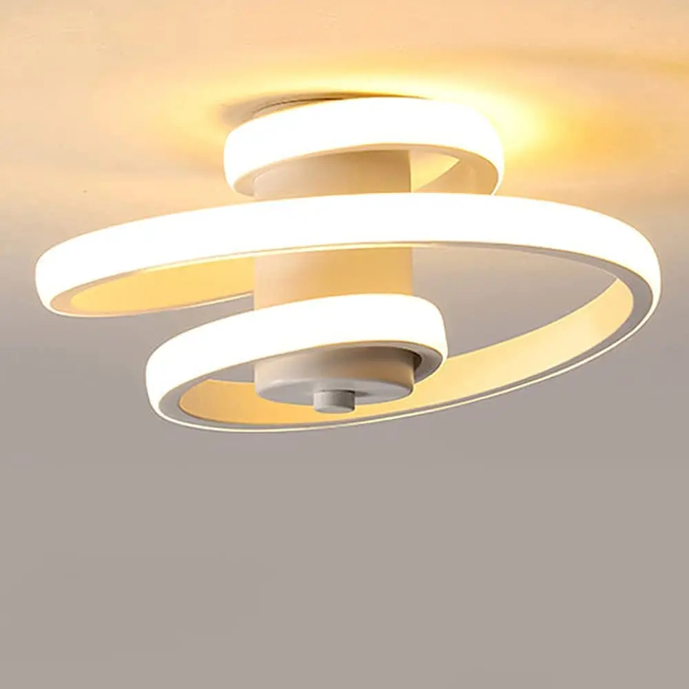 Plafonnier LED moderne en forme de spirale - Image 8