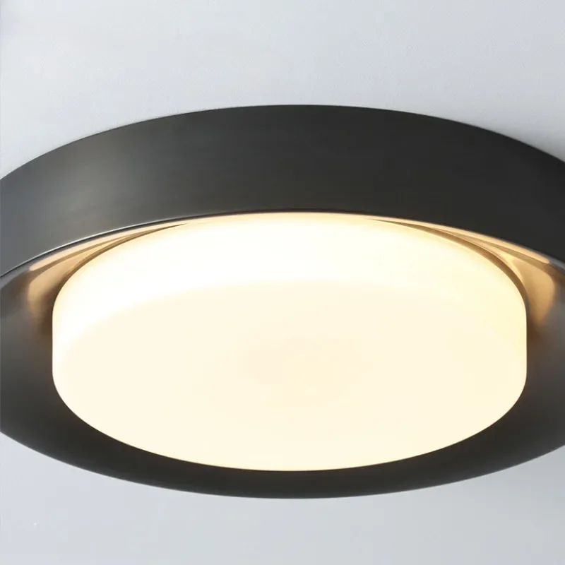 plafonnier led moderne en laiton décoration intérieure lumière design luxe - Image 6