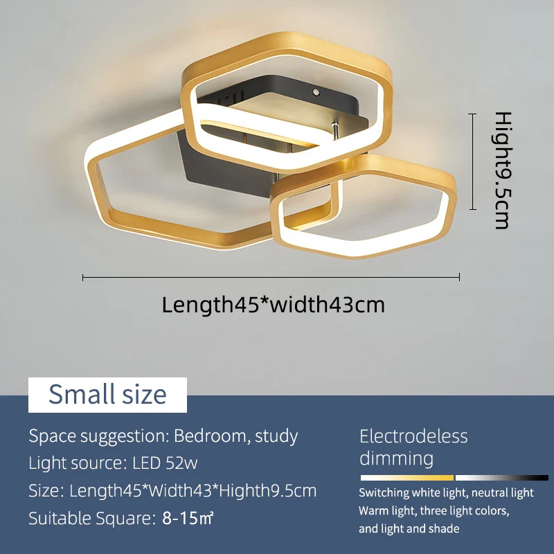 plafonnier led moderne et créatif pour maison intelligente - Image 9
