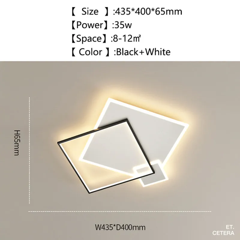 plafonnier led moderne pour décoration intérieure élégante et lumineuse - Image 15