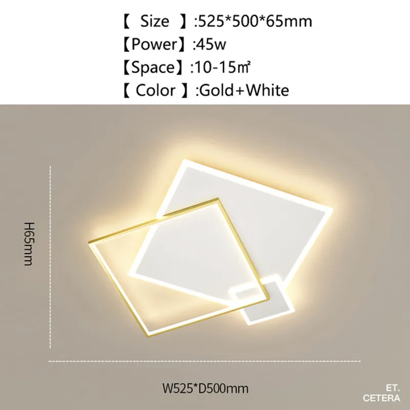 plafonnier led moderne pour décoration intérieure élégante et lumineuse - Image 21
