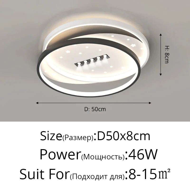 plafonnier led moderne pour intérieur et ambiance élégante - Image 7