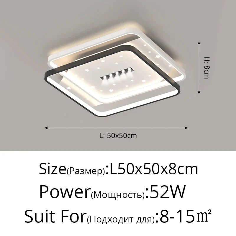 plafonnier led moderne pour intérieur et ambiance élégante - Image 8