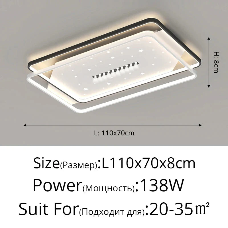 plafonnier led moderne pour intérieur et ambiance élégante - Image 9