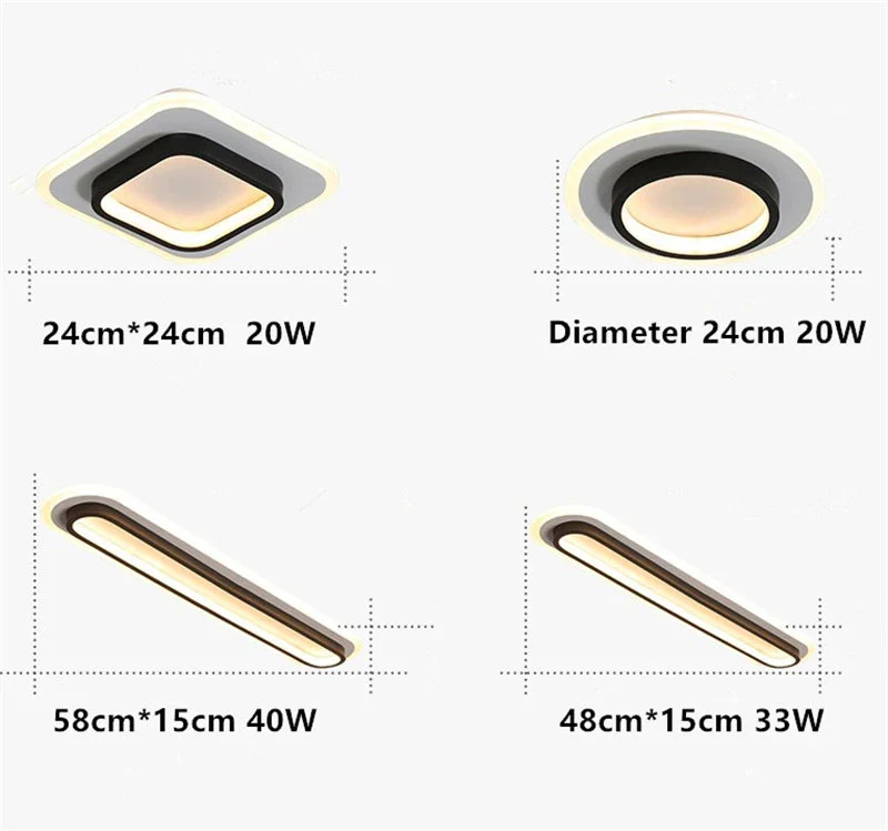 plafonnier led moderne pour intérieur et bureau élégant - Image 5