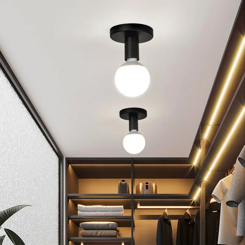 plafonnier led moderne style industriel rétro pour décoration intérieure - Image 2