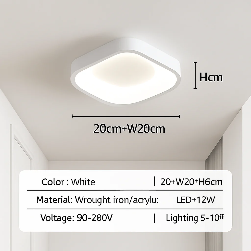 plafonnier led nordique pour décoration intérieure élégante et moderne - Image 10